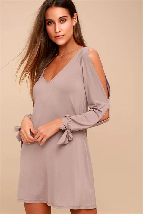 Glory Of Love Taupe Shift Dress Shift Dress Taupe Maxi Dress Taupe