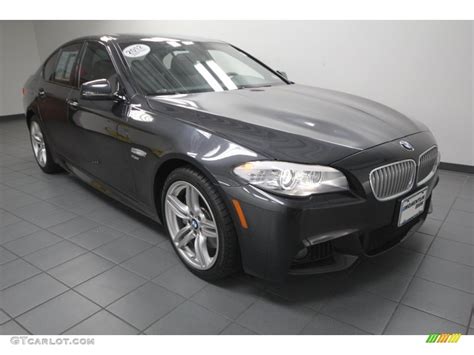 2012 Dark Graphite Metallic Ii Bmw 5 Series 550i Xdrive Sedan 76018042 Photo 12