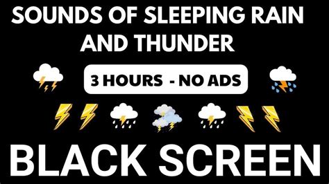 Best Rain Sounds For Sleeping I Fall Asleep Fast With Heavy Rain