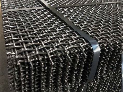 Mn Crimped Wire Mesh For Mining Screens With High Wear Resistance