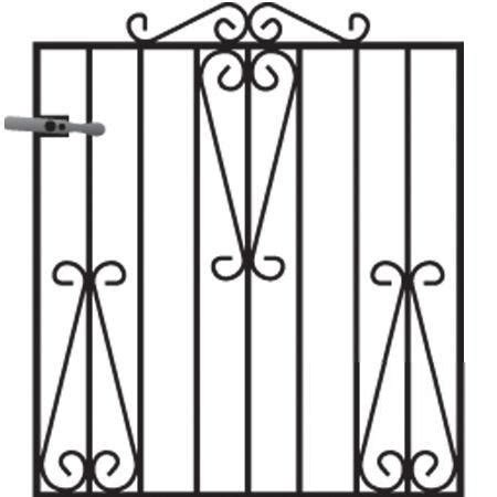 Winchester Metal Garden Gate Ft High Cannock Gates