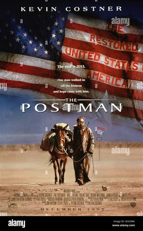 THE POSTMAN, Kevin Costner, 1997, (c) Warner Brothers/courtesy Everett Collection Stock Photo ...