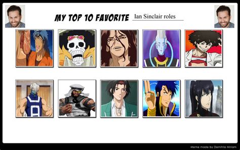 My Top 10 Ian Sinclair Roles By Rebelofthedawn95 On Deviantart