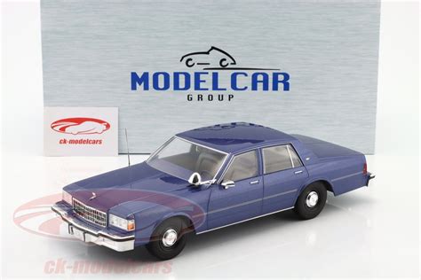 Modelcar Group Chevrolet Caprice Fbi Polizei Dunkelblau Metallic