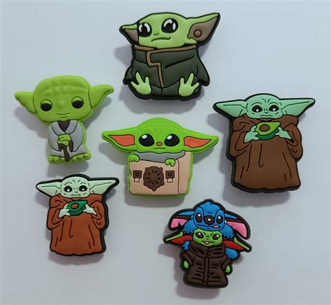 STAR WARS Baby YODA Croc Shoe Charms Darth Vader Etsy