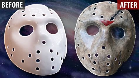 Painting And Weathering A Jason X Friday The Th Hockey Mask Youtube