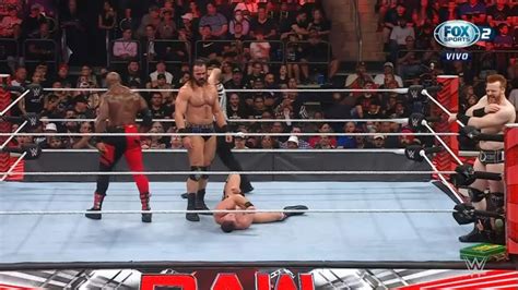 Drew McIntyre Bobby Lashley Vs Theory Sheamus WWE Raw Español