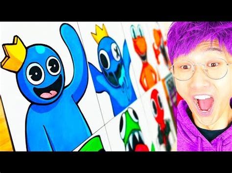 CRAZIEST RAINBOW FRIENDS ART VIDEOS EVER LANKYBOX REACTION