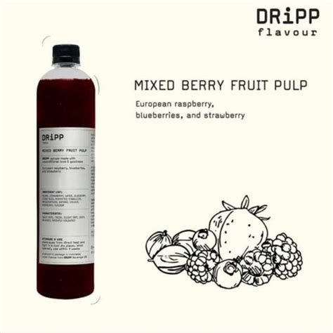 Jual Dripp Pulp Syrup Sirup Bubur Buah Ml Jakarta Timur Murah