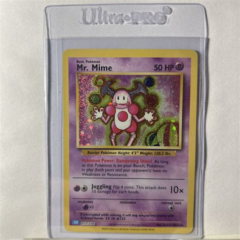 Pokemon Tcg Classic Collection Holo Mr Mime Clb Near Mint Ebay