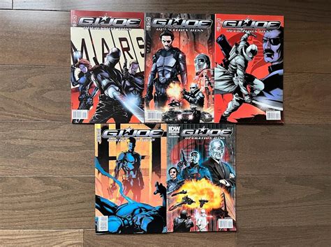 Gi Joe Operation Hiss Comic Set 1 5 Idw Publishing 2010 Nm Ebay