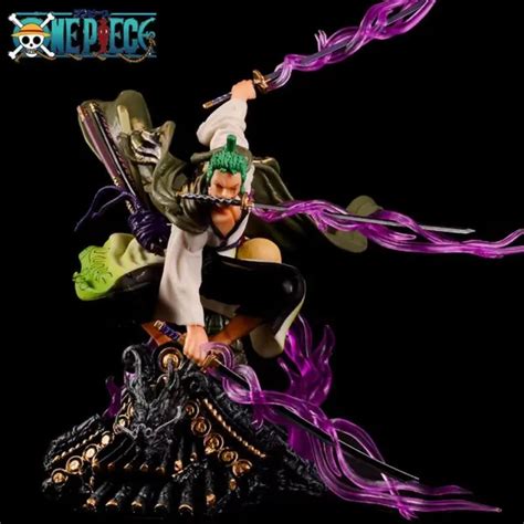 Action Figure One Piece Roronoa Zoro 20 Cm Pvc 3 Spade Nuovo Mondo Eur 29 99 Picclick It