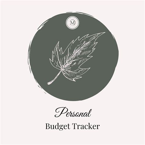 Personal Budget Tracker (Excel) | Middleton Accounting