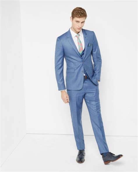 Debonair Light Blue Suits Ted Baker Uk Light Blue Suit Blue