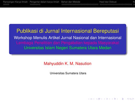 PDF Publikasi Di Jurnal Internasional Bereputasi