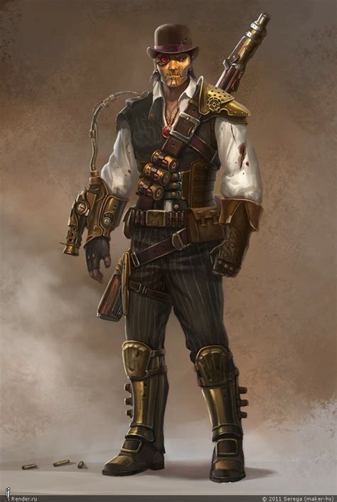 Steampunk Concept Art Renderucom Science Fiction Deadshot