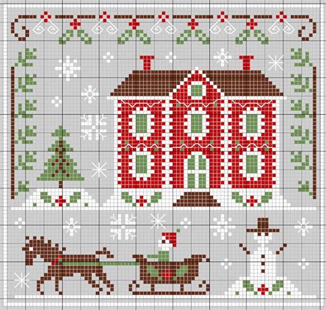 gazette94 free pattern Cadeaux brodés au point de croix Broderie de