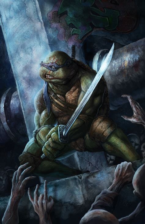 Tmnt Vs Zombies Leonardo By Pinkhavok On Deviantart