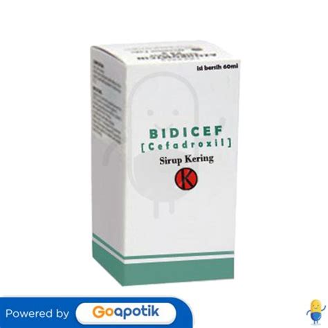 Bidicef 125 Mg5 Ml Syrup 60 Ml Kegunaan Efek Samping Dosis Dan