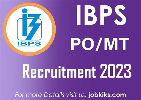 Ibps Po Recruitment 2023 For Pomt Xiii Apply Online For 3049