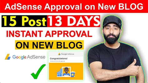 How To Get Adsense Approval On New Blog Website Youtube