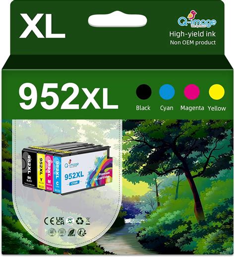 Q Image Compatible 952xl Ink Cartridges Replacement For Hp 952 952xl Ink Cartridges