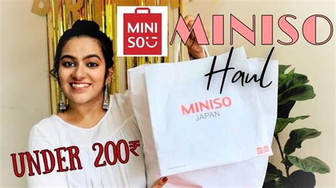 MINISO TRIVANDRUM VLOG HAUL Everything Under Rs 200 Super Cheap