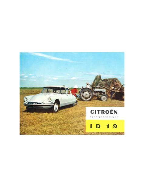 1969 CITROEN D SERIES PROGRAMM PROSPEKT NIEDERLÄNDISCH