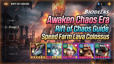 Lava Colossus Speed Farm Guide Rift Of Chaos Guide Awaken Chaos Era