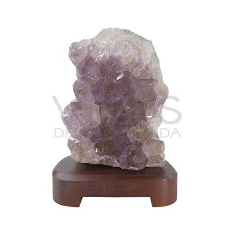 Amethyst Druse Lamp LDA24