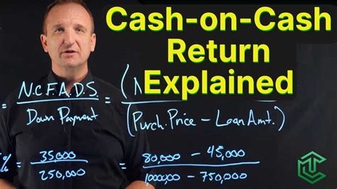 How To Calculate Cash On Cash Return Youtube