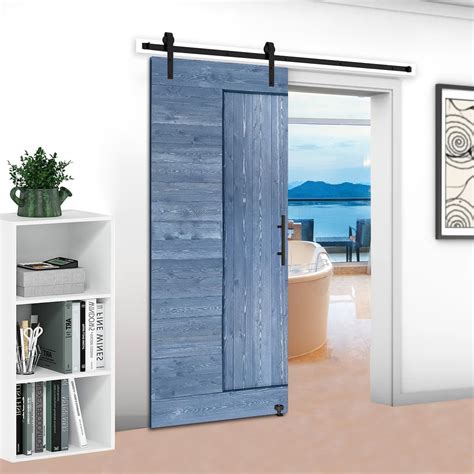 Amazon S Z Tophand In X In Sea Blue Barn Door With Ft