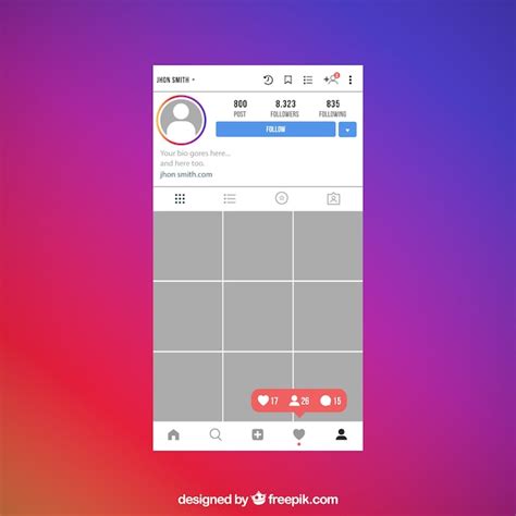 Premium Vector Instagram Post With Transparent Background