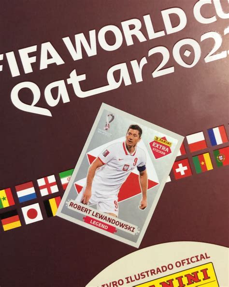 Figurinha Lendária da Copa do Mundo 2022 Robert Lewandowski Prata