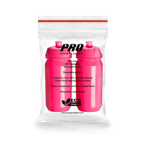 X2 Water Bottle Pro Sport Lights 500 Ml Flashy Pink