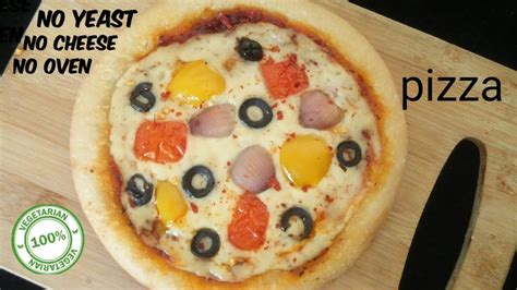 No Yeast No Cheese No Mayo No Oven Pizza Recipe Pizza In Kadhai