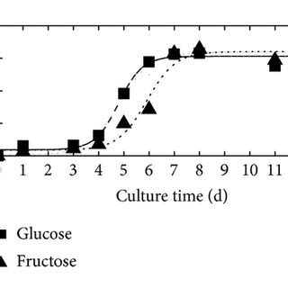 Time Courses Of Sugar And Ethanol Concentrations A Amount Of The