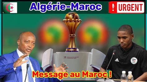 Meslem Envoie Un Message Direct Au Maroc Juste Avant Le Choc Une Démarche De La Caf Pose