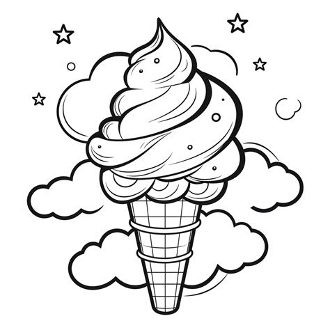 +25 Ice Cream Coloring Pages for Free