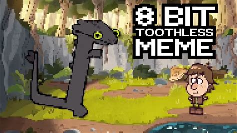 Toothless Dance Meme 8 BIT When Toothless Joins Your Party YouTube