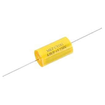 PATIKIL 4uF 250 V CBB20 Capacitor 1 Pcs Axial Audio Speaker Crossover