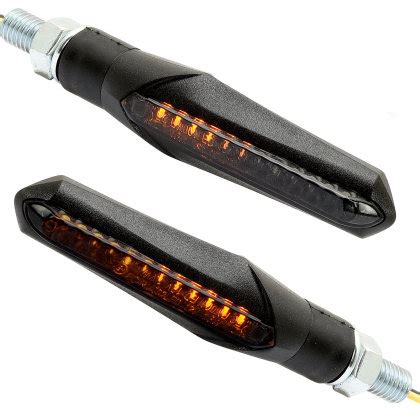 Sequentielle Led Blinker Schwarz