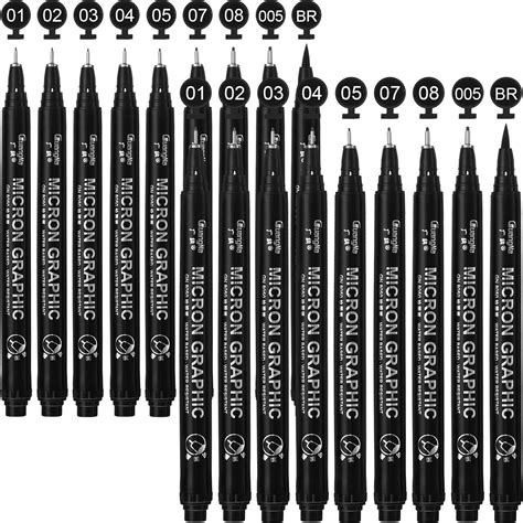 St Ck Fineliner Stifte Mikro Stift Fineliner Schwarze Stifte Tinte