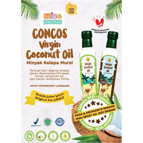 Jual Concos Vco Virgin Coconut Oil Untuk Anak Dan Bayi Minyak Kelapa