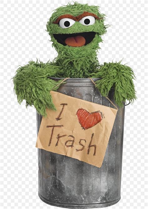 Oscar The Grouch Big Bird I Love Trash Grouches The Muppets, PNG ...