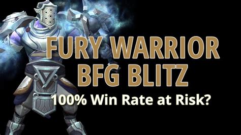 Wow Dragonflight Pvp Fury Warrior Win Rate On The Line