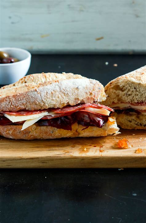 Mixed Italian Panino with Salame, Fontina and Radicchio - SugarLoveSpices