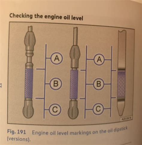 What Is Correct Engine Oil Level On Dipstick For Vw Atlas