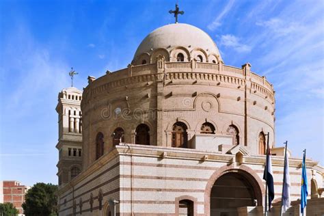 Colgante Iglesia Copta El Muallaqain Antiguo Egipto Cairo Imagen De