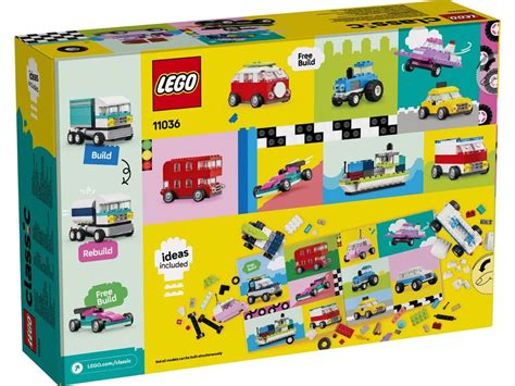 LEGO Classic 11036 Креативные автомобили | playzone.com.ua
